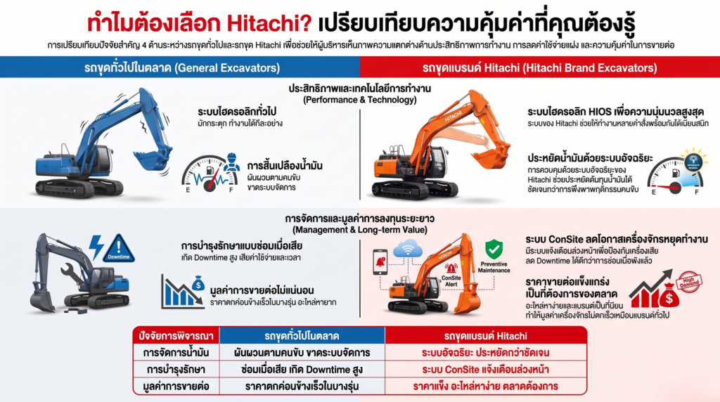 เปรียบเทียบความคุ้มค่าของการลงทุนเครื่องจักร