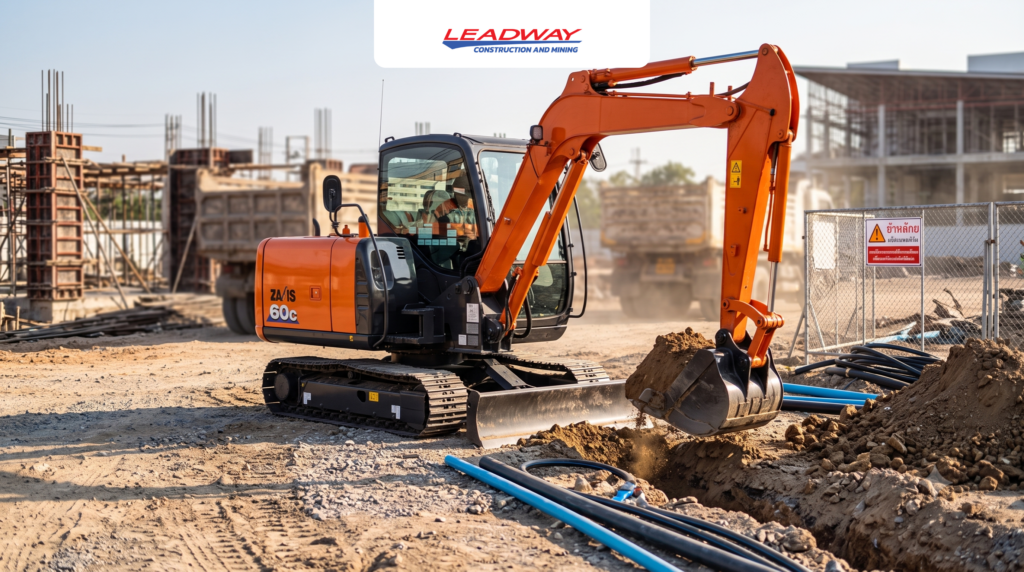 รถขุด Hitachi ราคา และการแบ่งตามกลุ่มการใช้งาน
