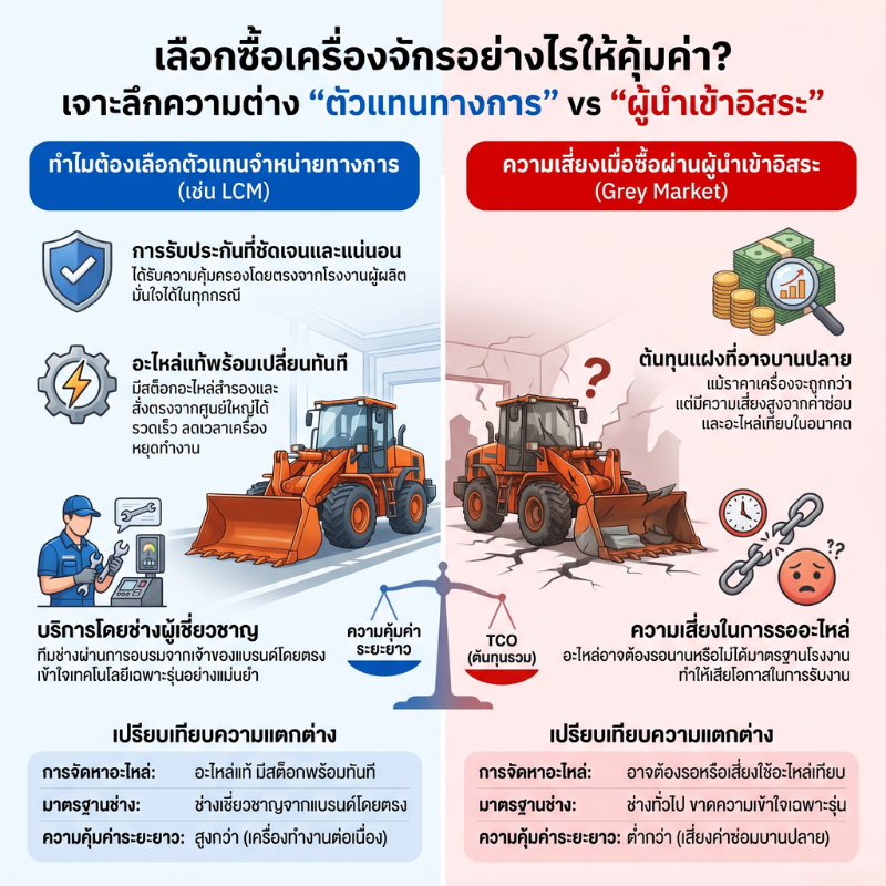 ทำไมการซื้อผ่านตัวแทนจำหน่ายทางการจึงคุ้มค่ากว่าในระยะยาว